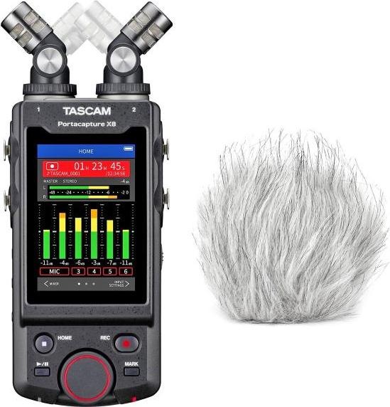 Produktbild Tascam Portacapture X8 Audio-Recorder mit Windschutz (Handheld)