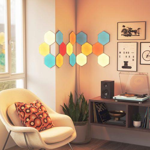 Image du produit Nanoleaf Shapes Hexagons Starter Kit (15x) (100 lm)