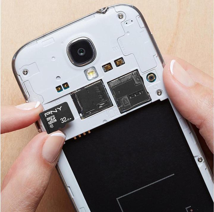 Productafbeelding PNY Performance Plus incl. adapter (32 GB, microSDHC, U1, UHS-I)