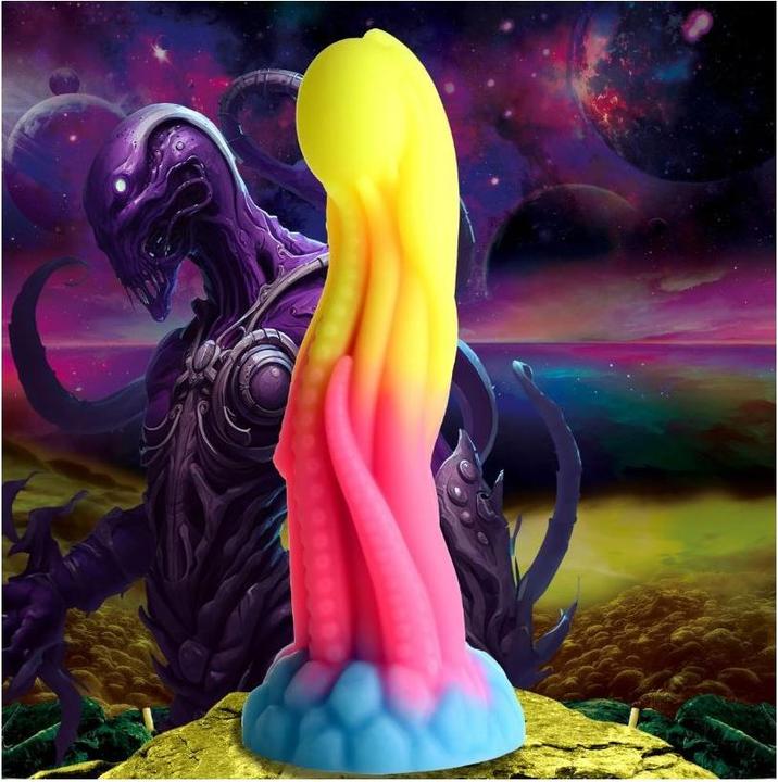 Actual product image Frisky Tenta Phosphoreszierender Silikondildo