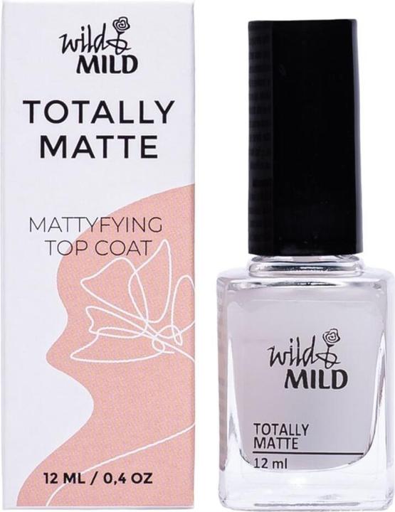 Immagine prodotto Wild & Mild Nagellackfixierer Totally Matte 12 ml (Trasparente, Topcoat)
