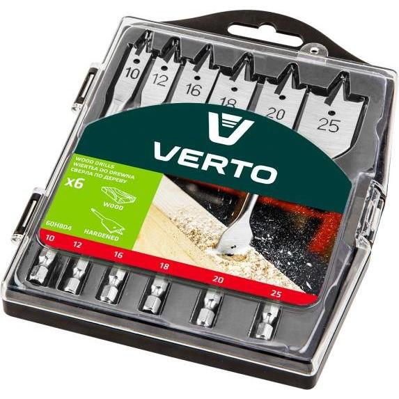 Thumbnail - Verto, Bohrereinsatz, Drill Wood Drills (Spade Wood Drills, 10,12,16,18,20,25mm, set of 6) (10, 12, 16, 18, 20, 25 mm)