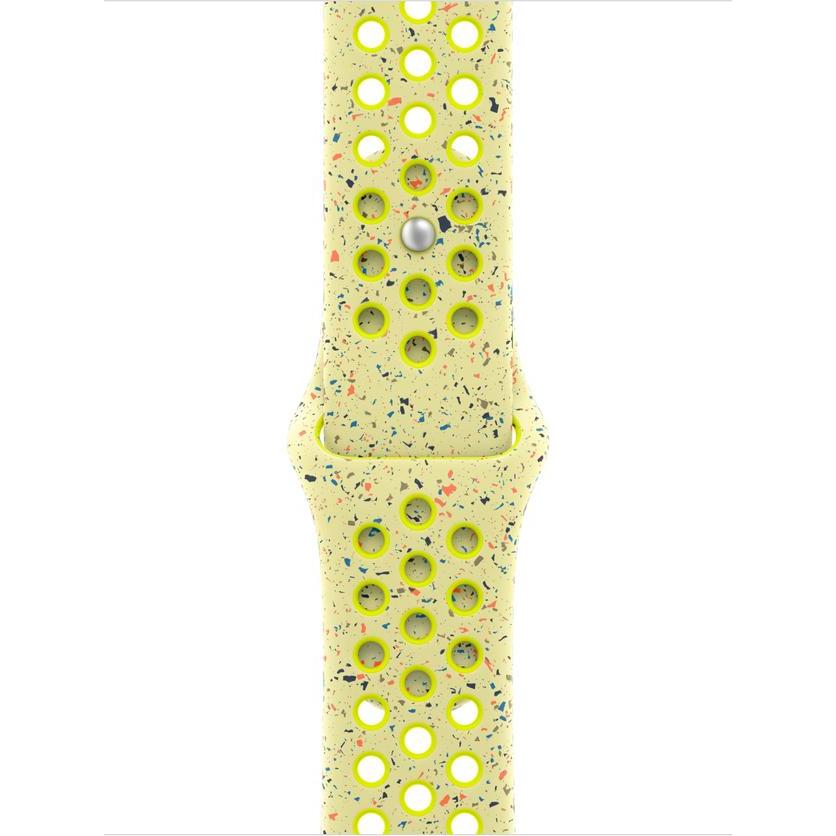 Apple Nike Sport Band (42 mm, Fluoroelastomer), Uhrenarmband, Grün