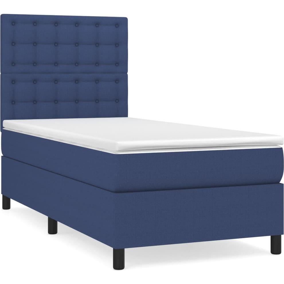 VidaXL, Bett, Bo x springbett mit Matratze 120 x 190 cm Stoff (120 x 190 cm)
