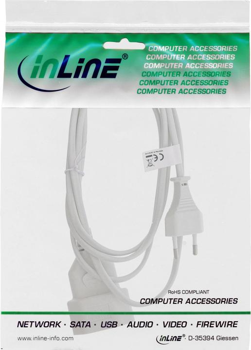 Produktbild InLine Euro-Verlängerung (2 m, CEE 7/16)