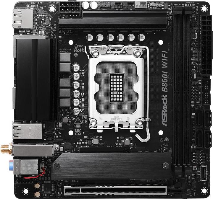 Productafbeelding AsRock B860I WiFi (LGA 1851, Intel B860, Mini-ITX)