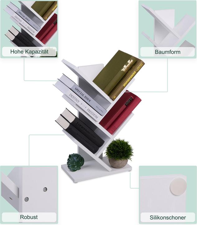 Actual product image Relaxdays Bookshelf (30 x 16 x 40 cm)