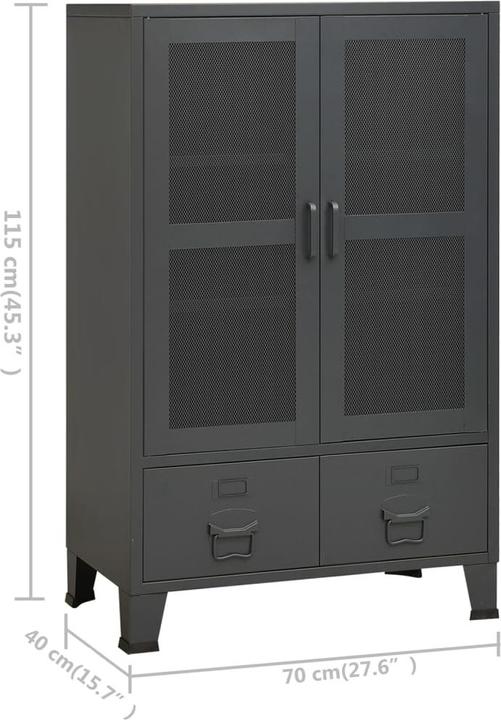 Image du produit vidaXL Aufbewahrungsschrank (70 x 40 x 115 cm)