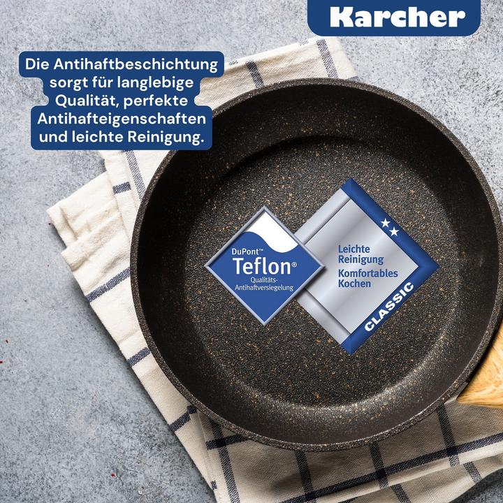 Image du produit Karcher Set de casseroles, 12 pièces (Ensemble de casseroles et de poêles de cuisson, Fonte d'aluminium)