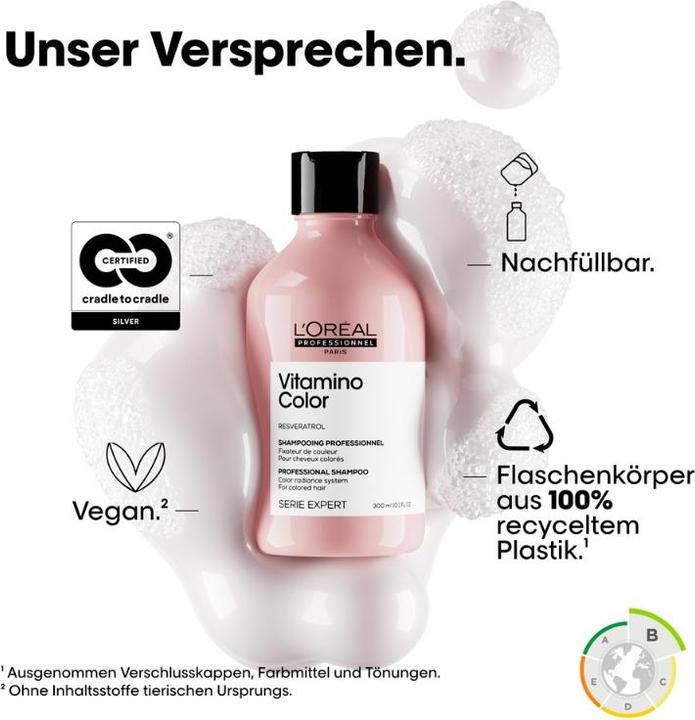 Immagine prodotto L'Oréal Professionnel Vitamino Color Resveratrol Shampoo (500 ml, Shampoo liquido)