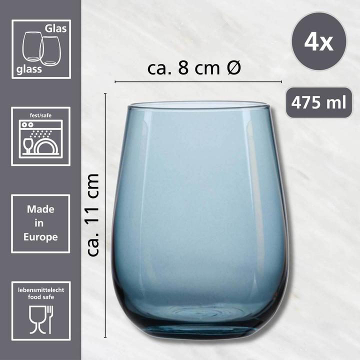 Immagine prodotto Ritzenhoff & Breker Palermo Trinkgläser (0.48 l, 4x)