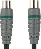 Actual product image Bandridge Antenna cable 1m Coax Cable 24K Gold 75 Ohm (Antenna cable)