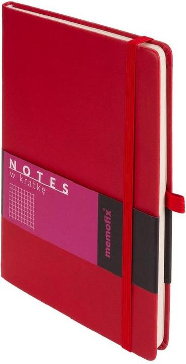 Produktbild Antrax Memofix A5-Notizbuch mit rotem Raster (Speziallineatur, Harter Einband)