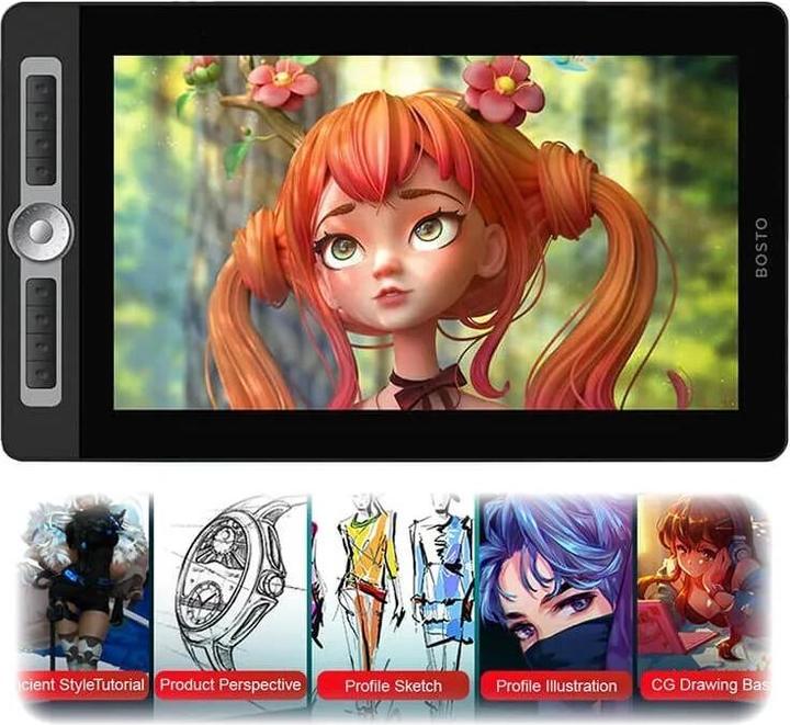 Actual product image Bosto Graphic tablet BT-16HD PRO 0FH (15.60", 5080 lpi)