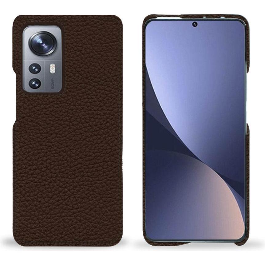 Thumbnail - Noreve Lederschutzhülle (Xiaomi 12 Pro), Smartphone Hülle, Braun