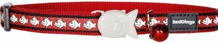 Actual product image Red Dingo Cat collar Reflect Fish XS (XS, Cat)