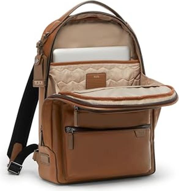 Actual product image Tumi Harrison Bradner Leather Backpack