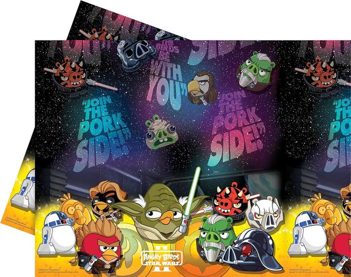Actual product image Angry Birds Star Wars Plastic Party Table Cover