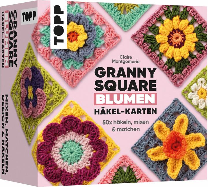 Montgomerie:Granny Square Blumen Häkel-