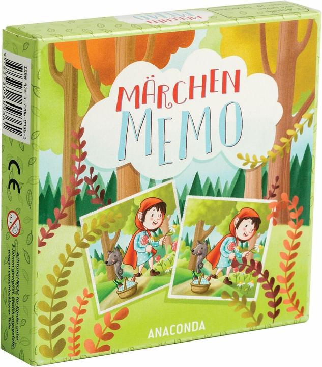 Produktbild Das Märchen-Memo. Memo-Spiel (Deutsch, 2 - 6 Spieler)