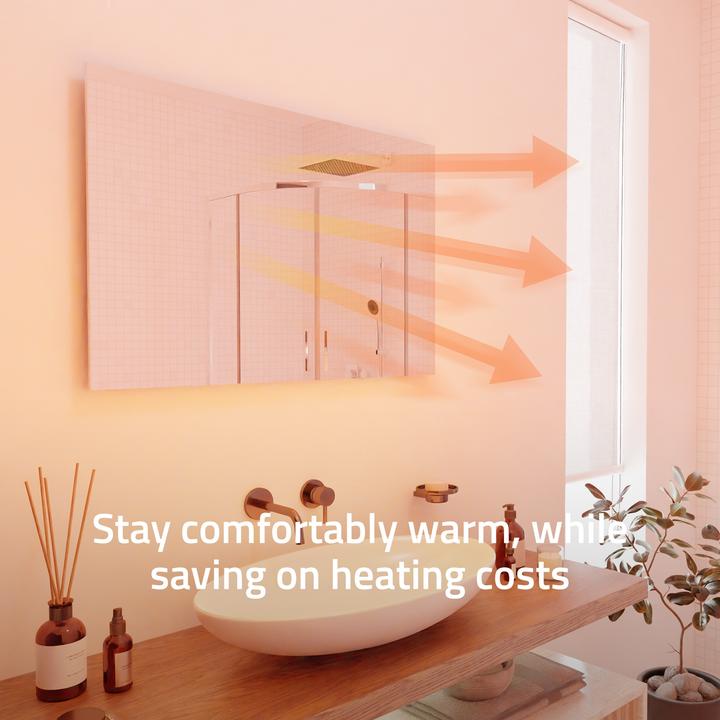 Actual product image Hombli Glass heating panel (600 W)
