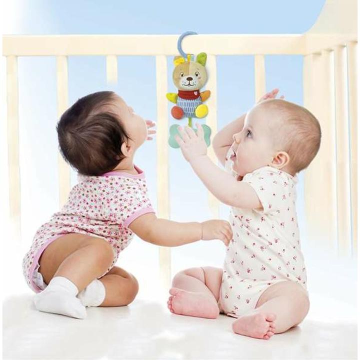 Image du produit Clementoni Bébé - chien en peluche hochet