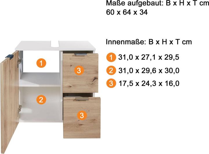 Immagine prodotto Trendteam Concetto Uno (60 x 34 x 64 cm)