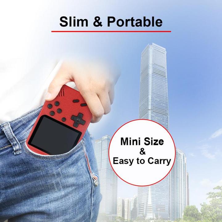 Image du produit PhoneLook Console de jeux portable rétro 8-bit Game Classics pour les trajets avec écran 3 TFT