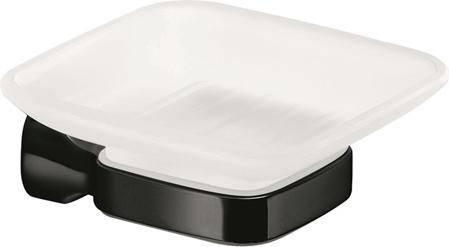 Domoletti Porta Sapone Amalfi Nero Opaco