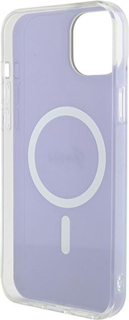 Actual product image Guess GUHMP15SHITSU iPhone 15 6.1" fioletowy/purple hardcase IML Iridescent MagSafe (Apple iPhone 15)