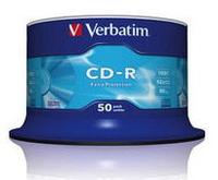 Image du produit Verbatim CD-R, 700MB/80min, 52x, broche (50 x)