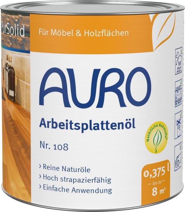 Actual product image AURO Worktop oil 108 (375 ml)