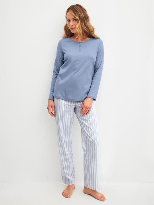 Produktbild Calida Striped Dreams Pyjama, lang (48, 50, L)