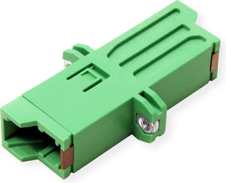 Actual product image Roline FO coupler SM APC LSH/LSH sx green