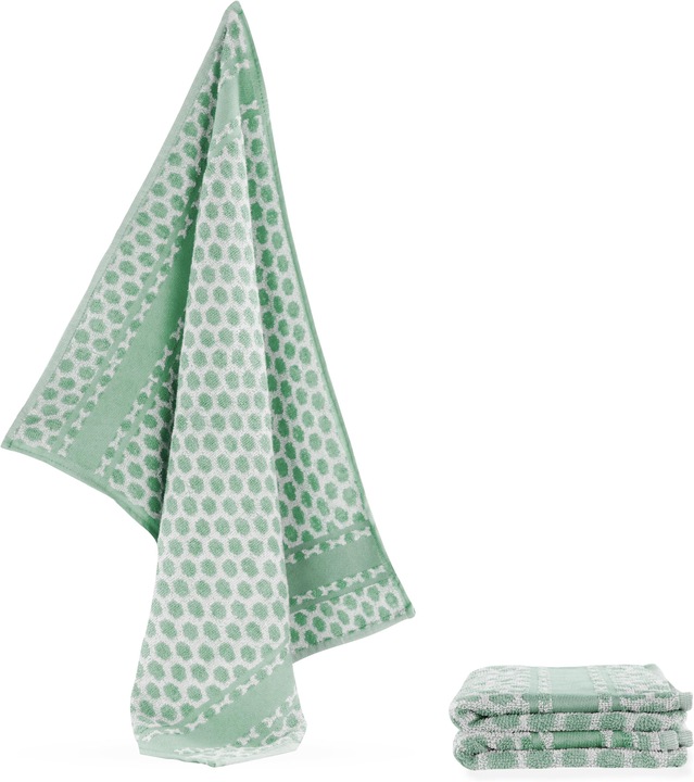 Actual product image Aspero 3 terry cotton tea towels (50 x 70 cm)