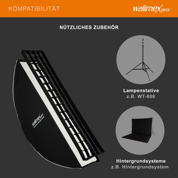 Image du produit Walimex pro Essential Striplight 30x120 (Boîte à lumière)