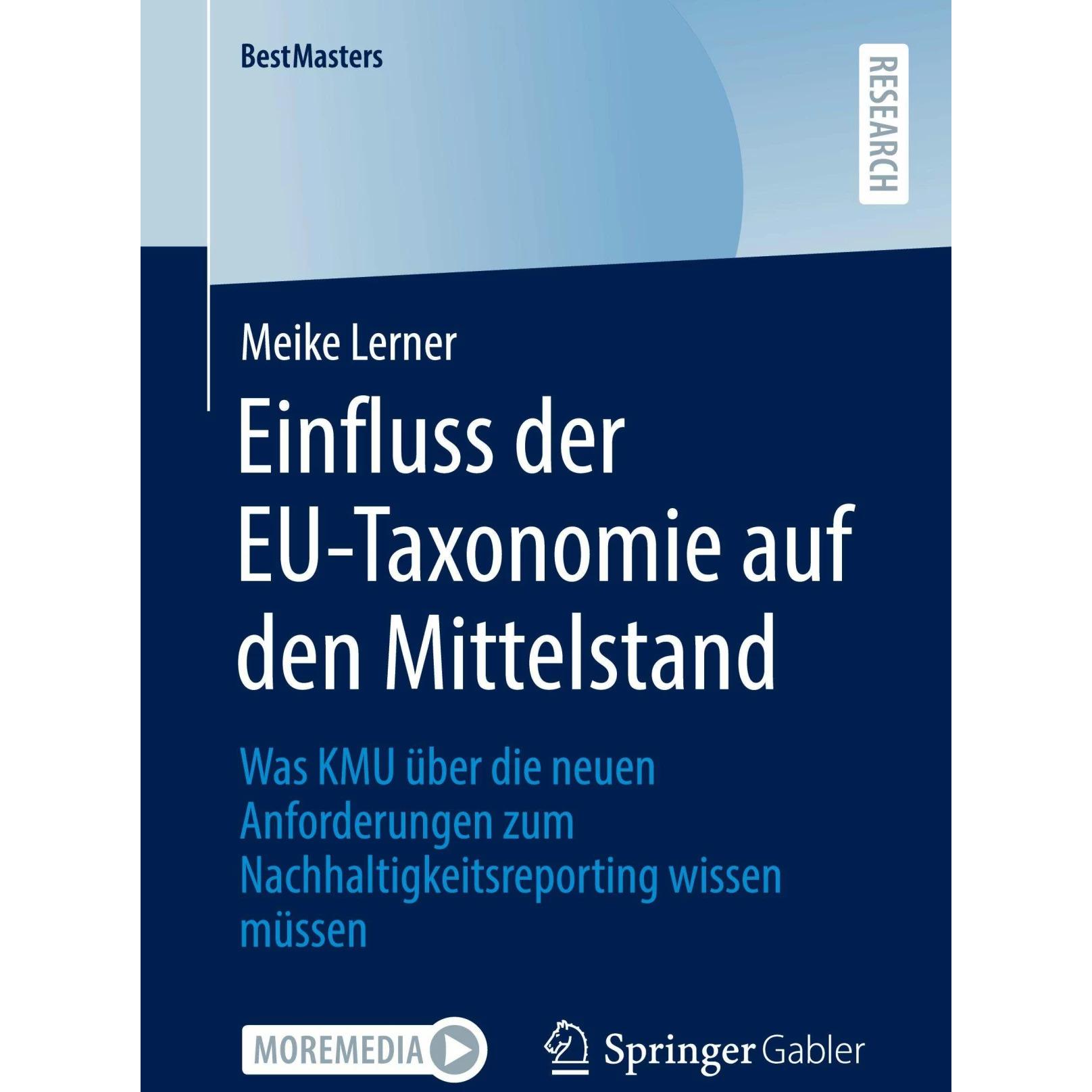 Thumbnail - Einfluss der EU-Taxonomie auf den Mittelstand, Fachbücher von Meike Lerner