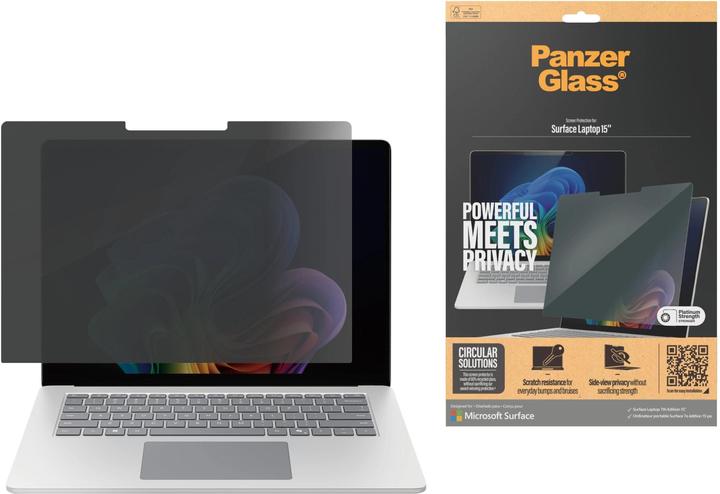 Image du produit PanzerGlass Ultra Wide Fit Privacy Surface Laptop 7e édition 15 (3 : 2)