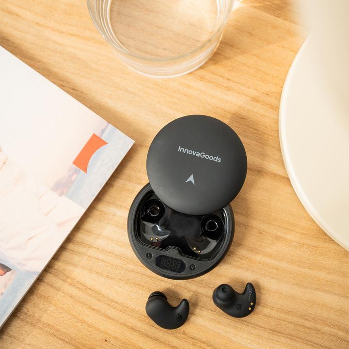 Produktbild InnovaGoods Unsichtbare Mini-Schlafkopfhörer Sonighty (NC, 4.50 h, Kabellos)