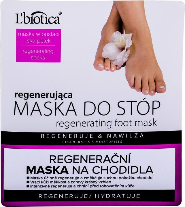 Produktbild L´Biotica Foot Mask Regenerating (Fussmaske, 32 ml)