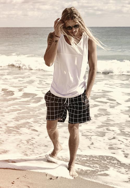 Actual product image Urban Classics Check Swim Shorts (XXL)