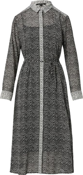Image du produit Comma Kleid Chiffon-Kleid mit Hemdkragen und Bindeband (32)