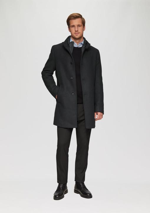 Actual product image S.Oliver Outdoor-Mantel Mantel aus Wollmix mit fixiertem Stepp-Einsatz