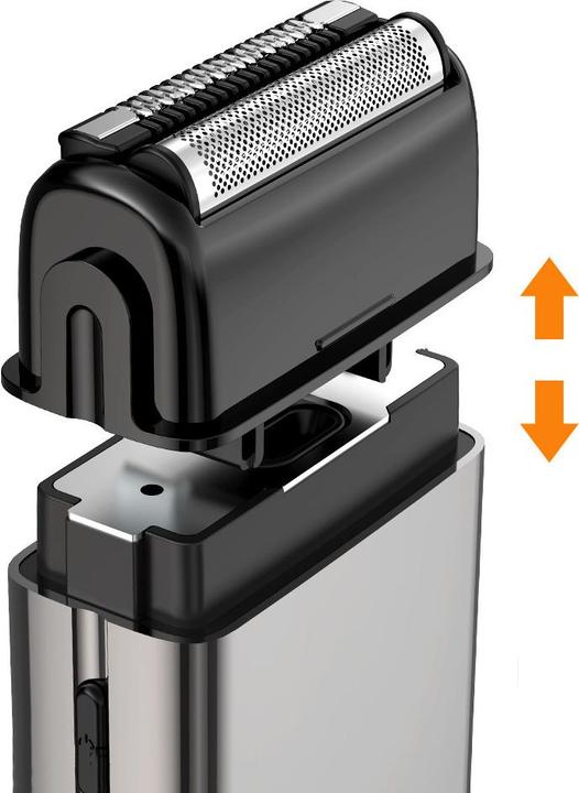 Actual product image xO cordless shaver CF8 gray