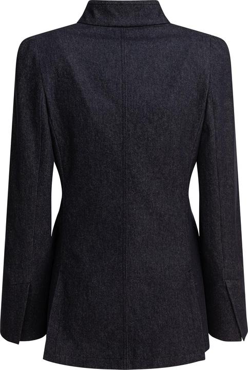 Actual product image Max Mara Denim-effect blazer (44)
