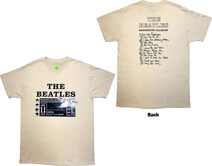 Produktbild The Beatles Washington 64 Promo & Setlist Back Print (XXL)