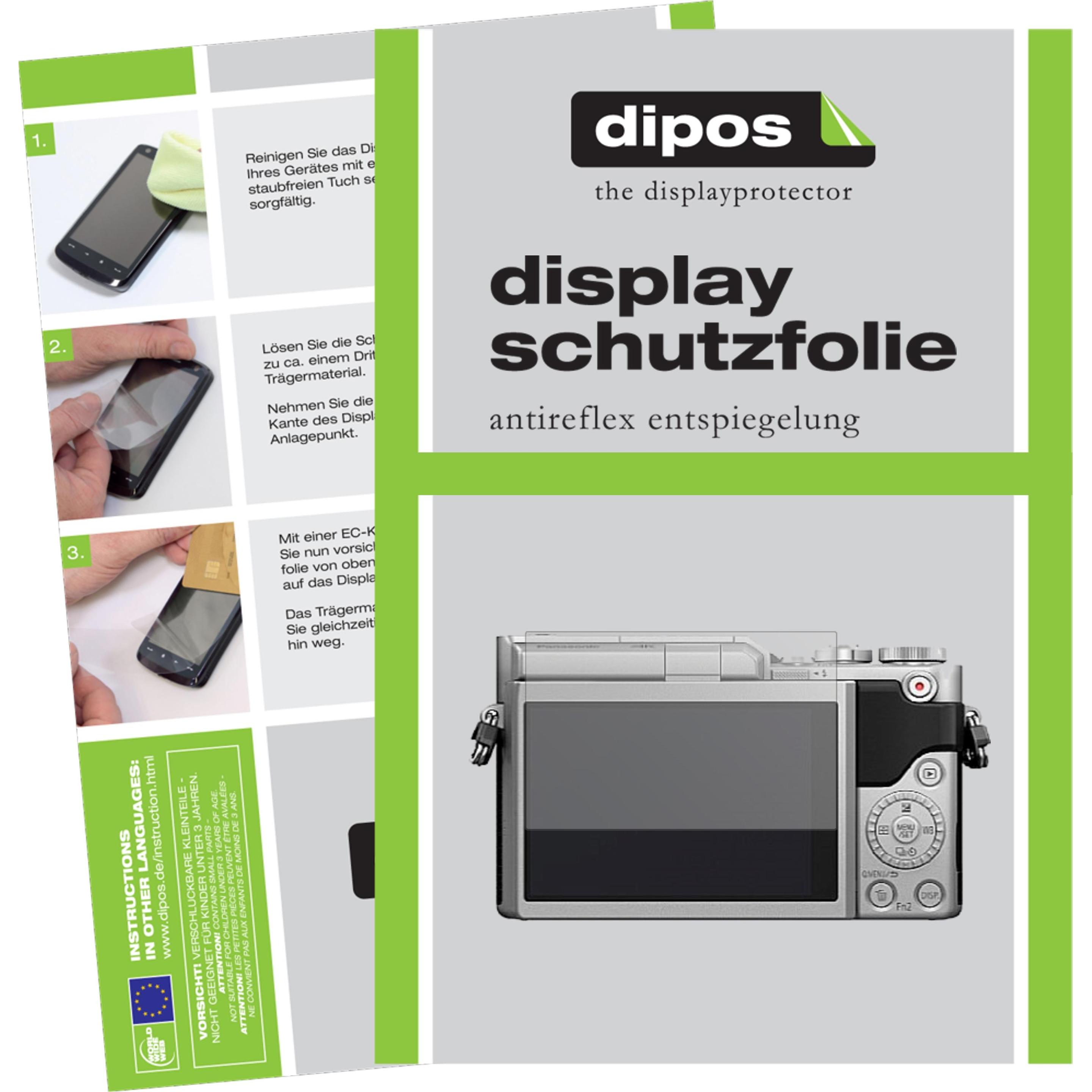 Thumbnail - Dipos Displayschutzfolie Antireflex (Displayschutz, Lumix DMC-GX800), Kameraschutz, Transparent