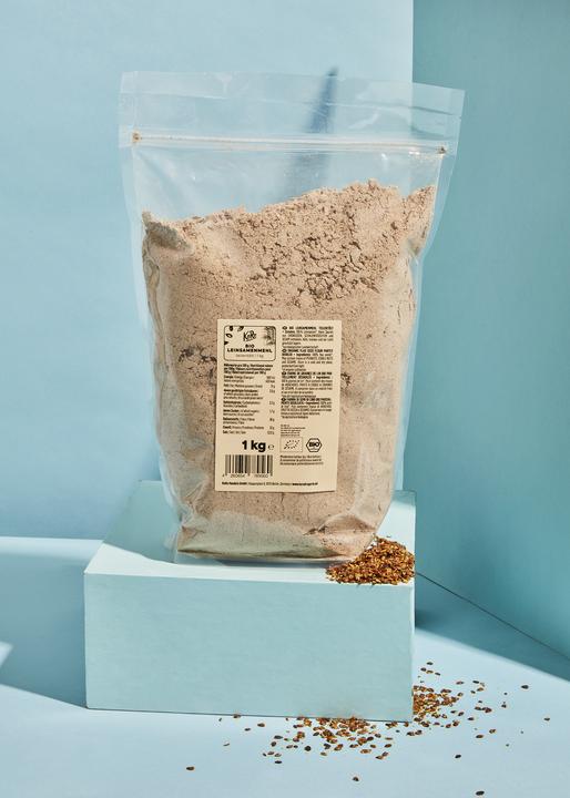 Actual product image KoRo Partly oiled organic linseed flour (1000 g)