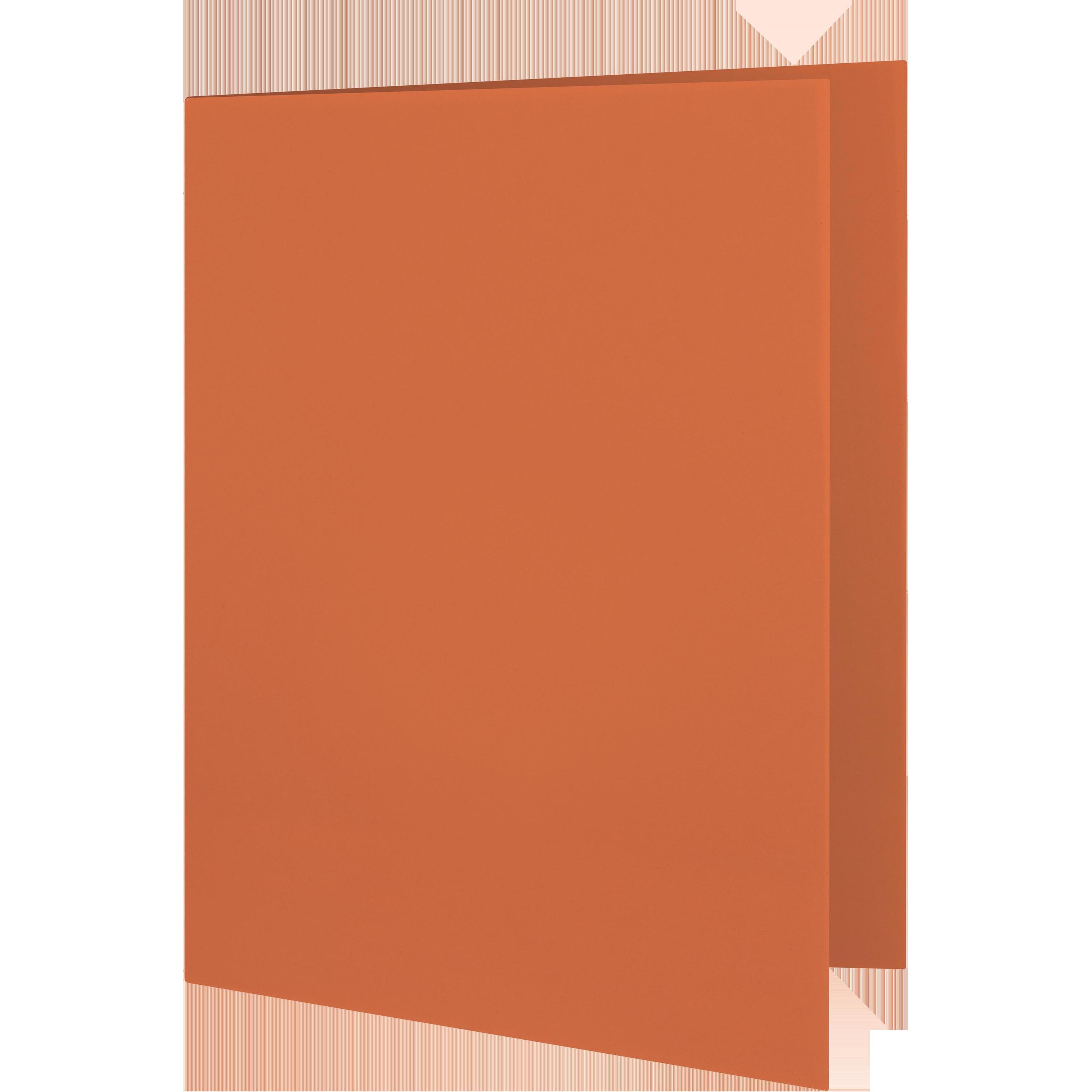 Elba, Mappe, Aktendeckel, DIN A4, Manilakarton, ohne Druck, orange 250 g-qm (A4, 1 x)