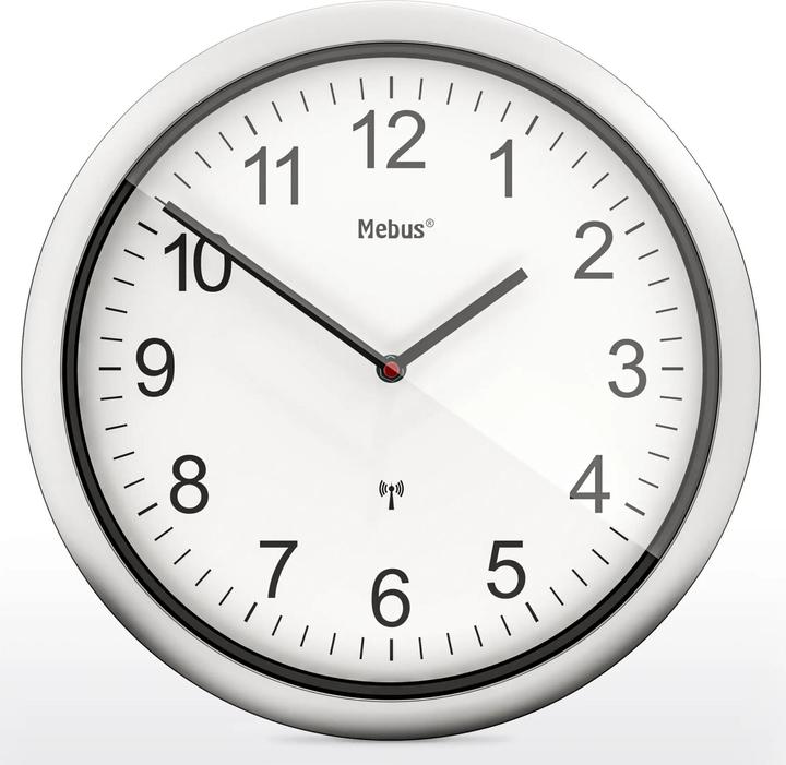 Mebus 19809 Radio-controlled wall clock (25 cm)